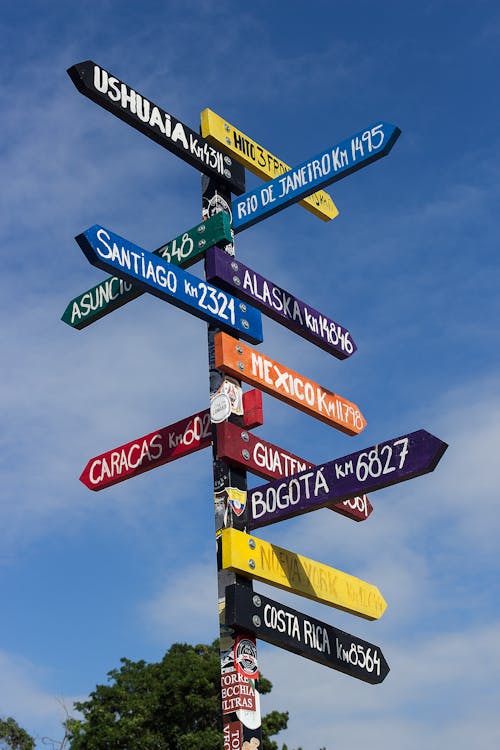 Assorted-color Signages
