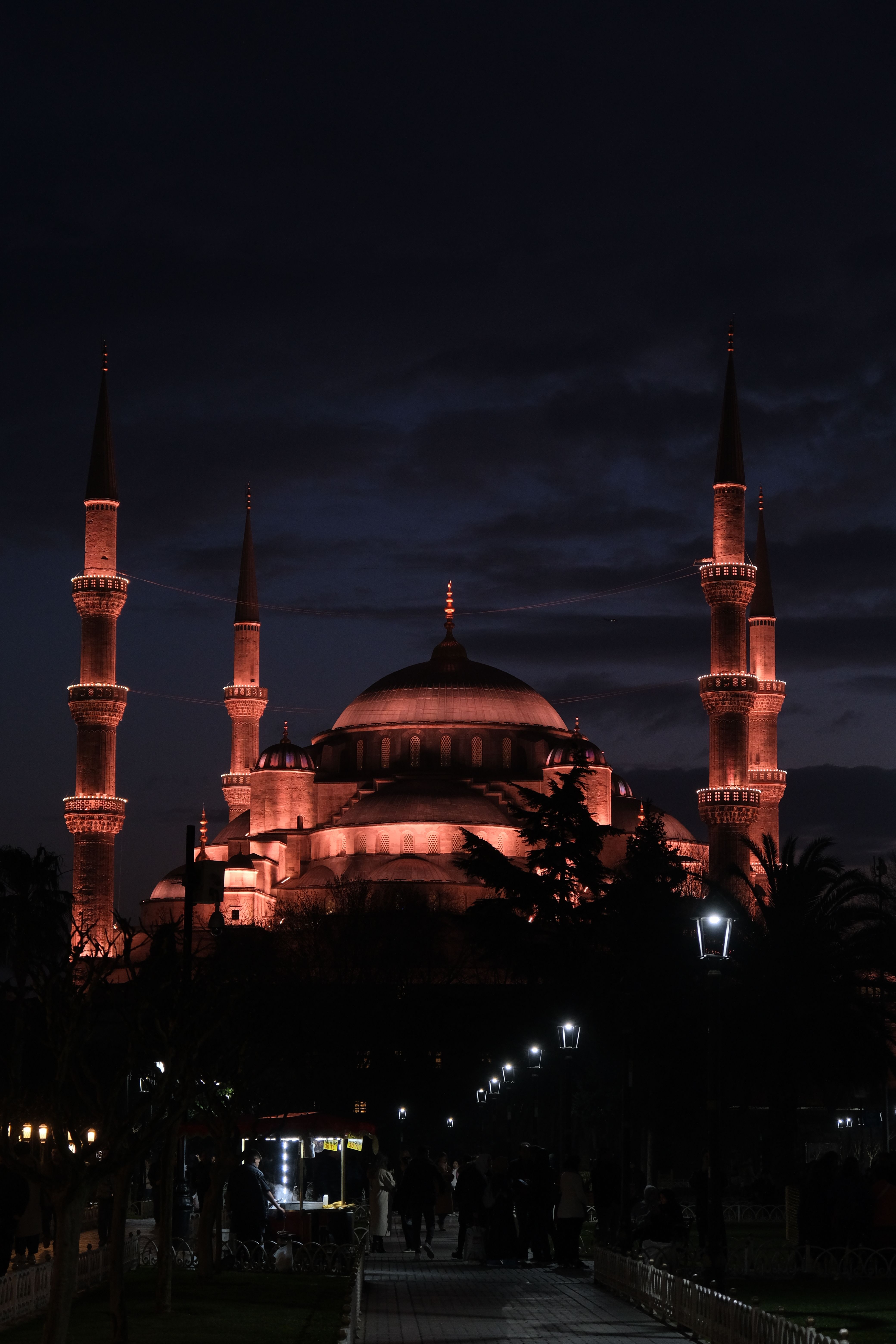 Mosque at evening