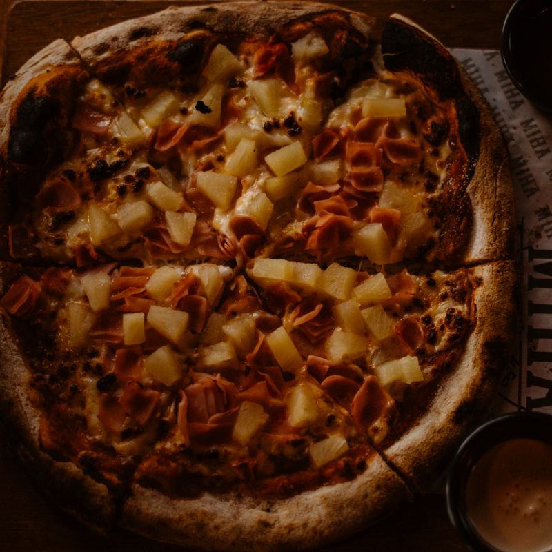 Ham and Pineapple Pizza