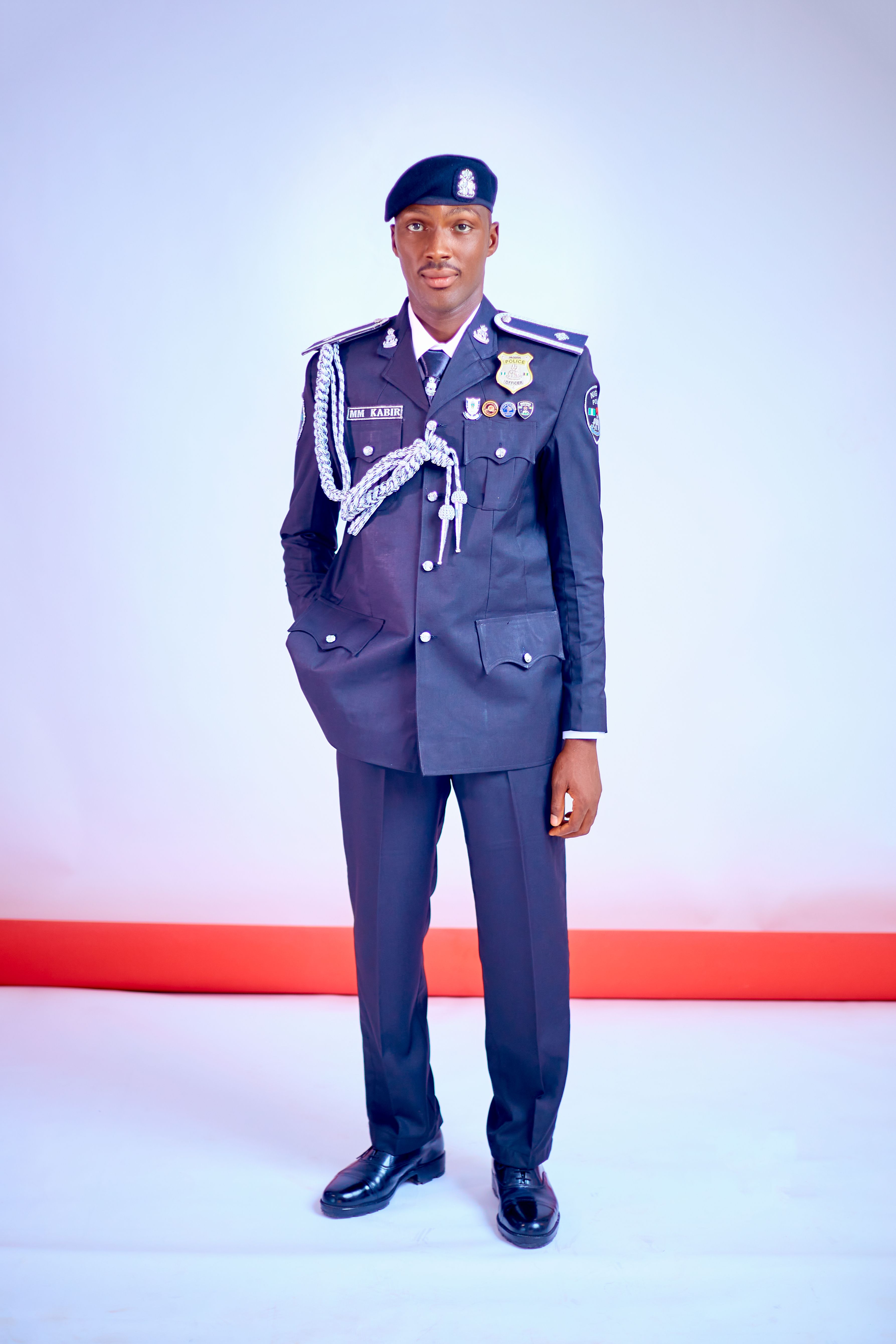 Portrait of a Police Officer in Dress Uniform · Free Stock Photo