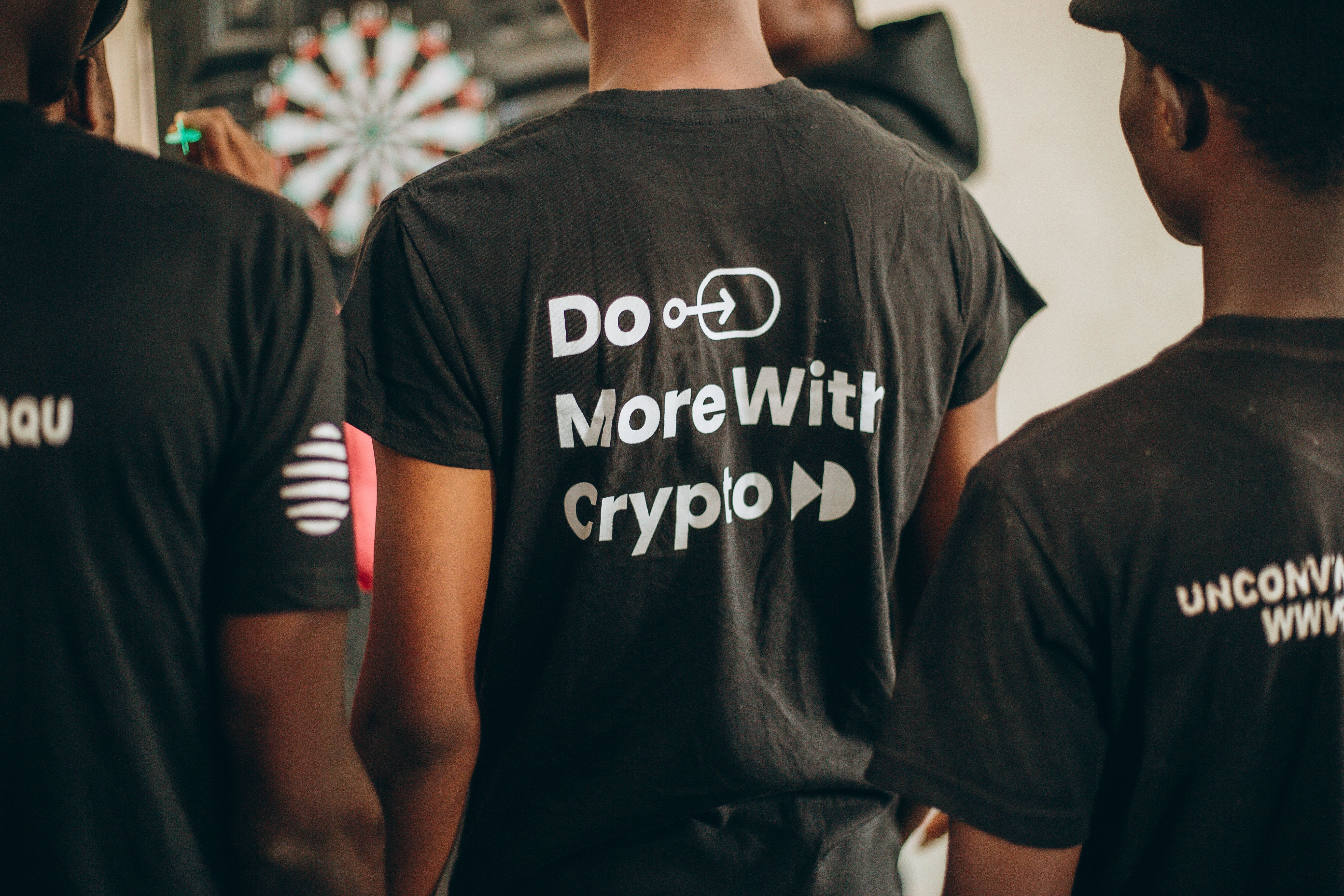 Cryptocurrency Enthusiasts in Group Gathering · Free Stock Photo