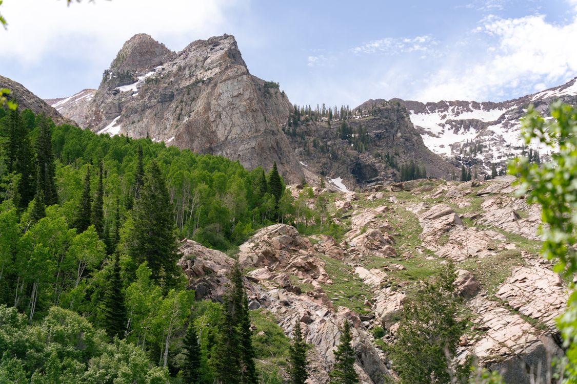 Majestic Mountain Landscape in Wasatch Range · Free Stock Photo