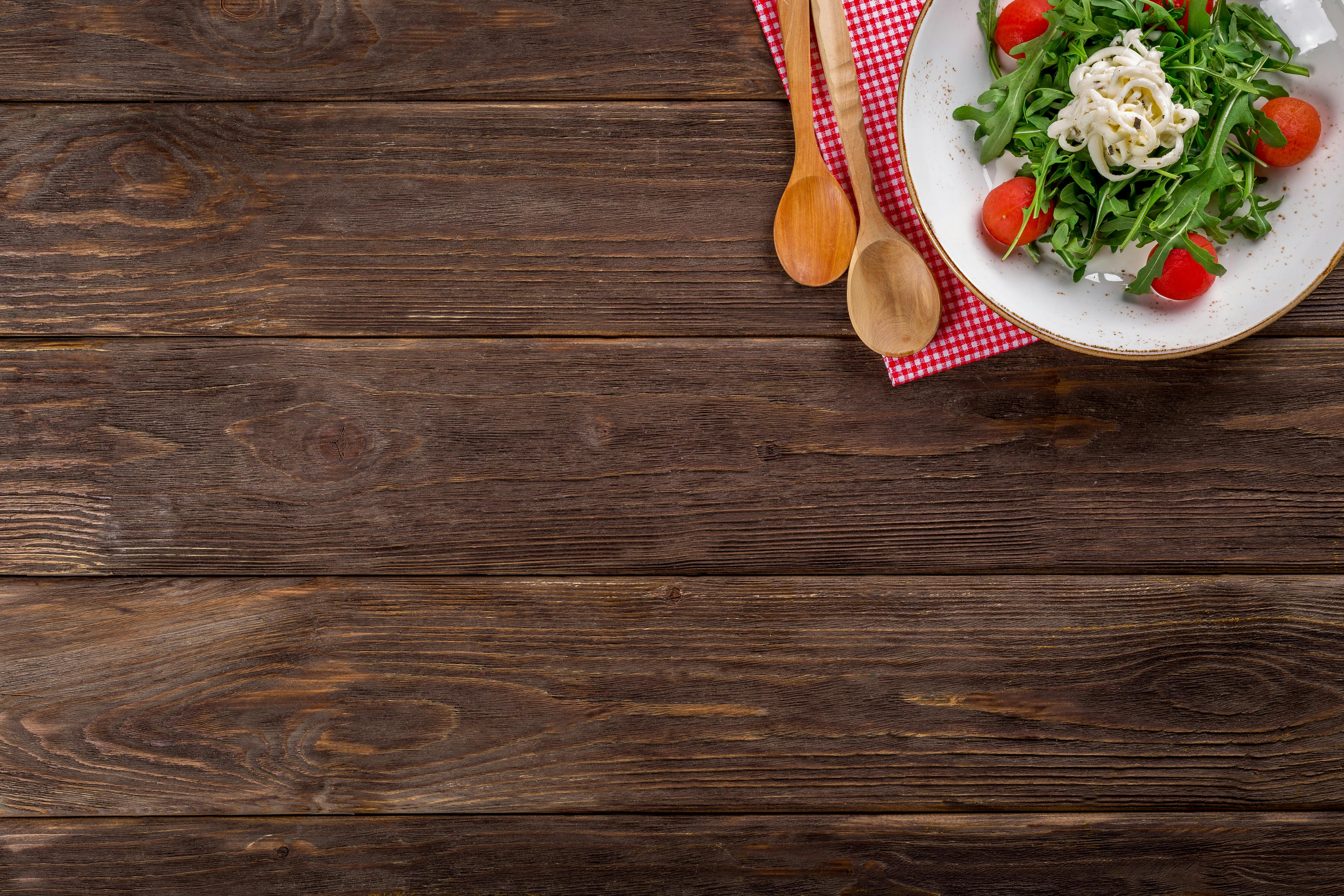 Table on Wooden Plank · Free Stock Photo