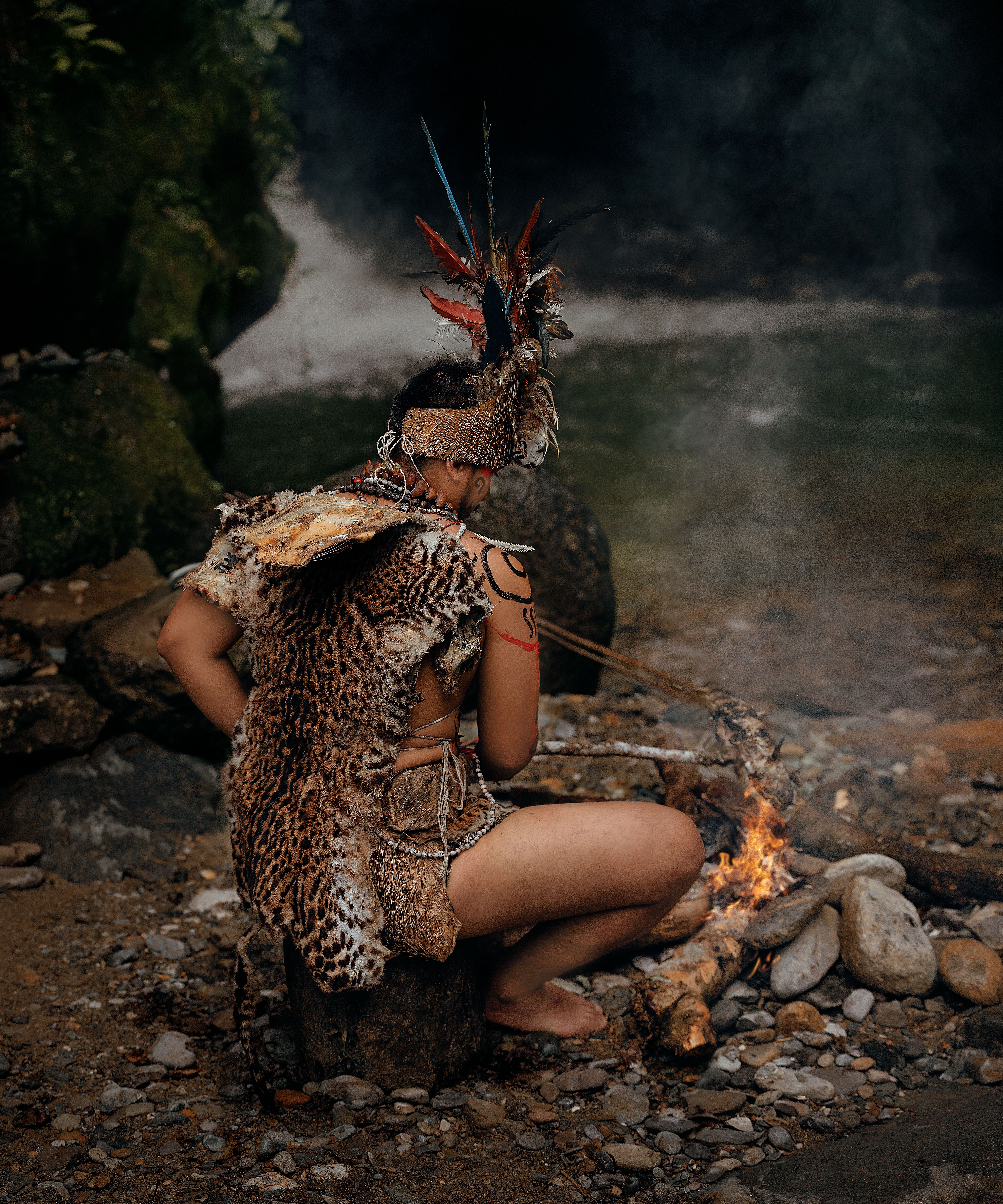 Traditional Attire in Tingo María Jungle Setting · Free Stock Photo