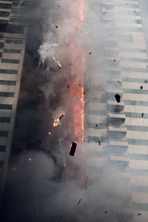 High Rise Fire Operations High-Rise Building Firefighting Operation in City · Free Stock Photo