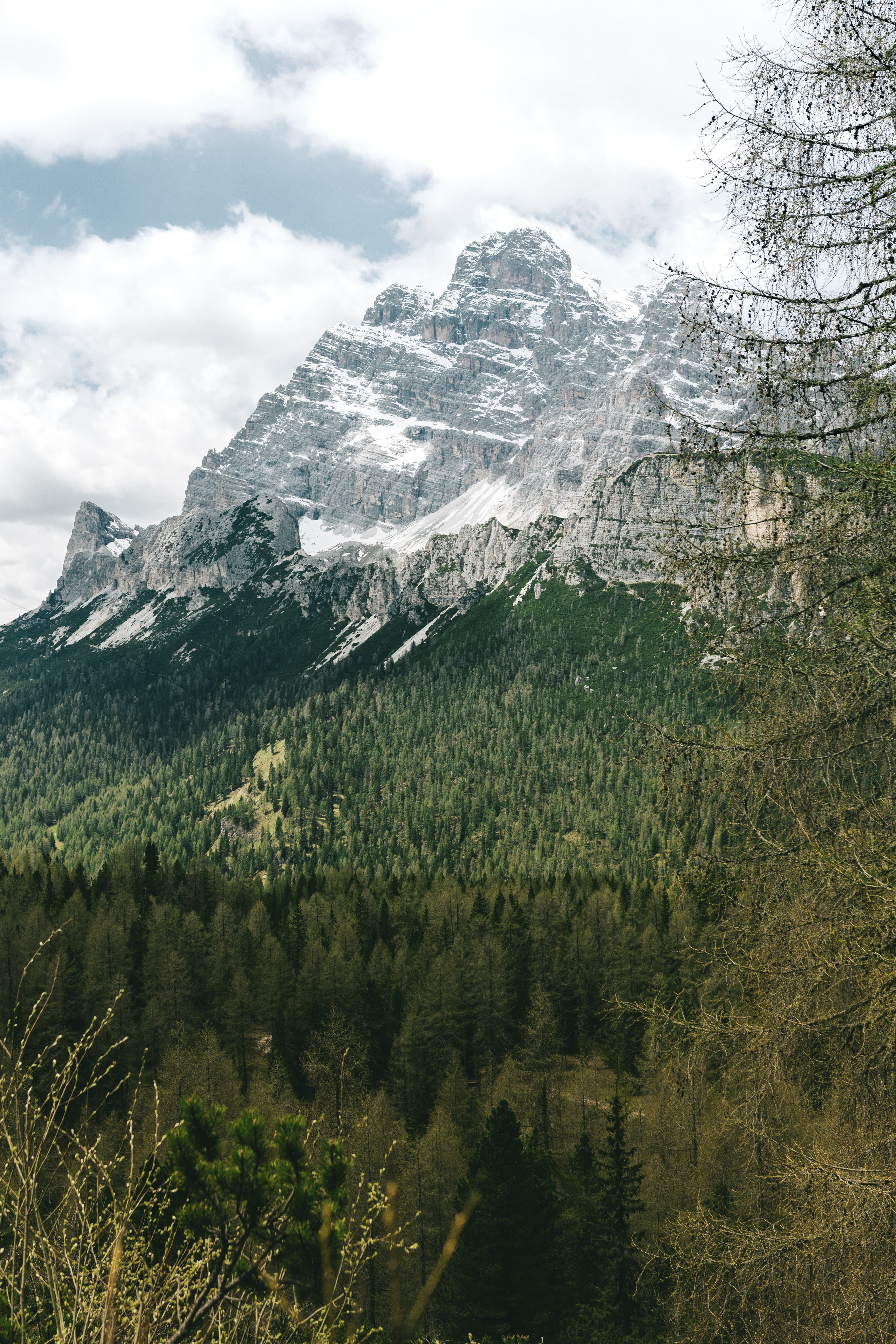 Scenic View of the Dolomite Mountains in Italy · Free Stock Photo