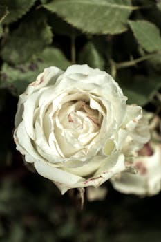 flower close up from outside