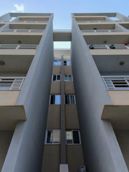 Free stock photo of 20th century architecture, apartement buildings, building exterior