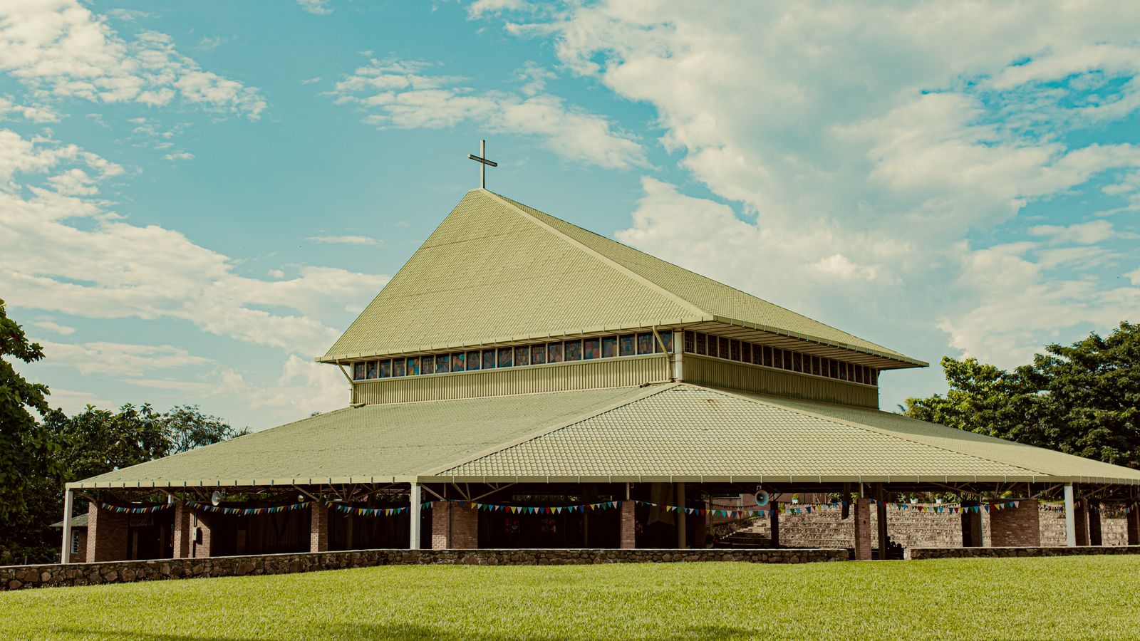 Stunning modern church architecture in burundi