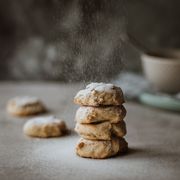 Stack of homemade cookies dusted with powdered sugar — Woods and Lights Photography on Pexels