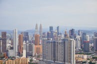 Kuala Lumpur Skyline Featuring Petronas Towers