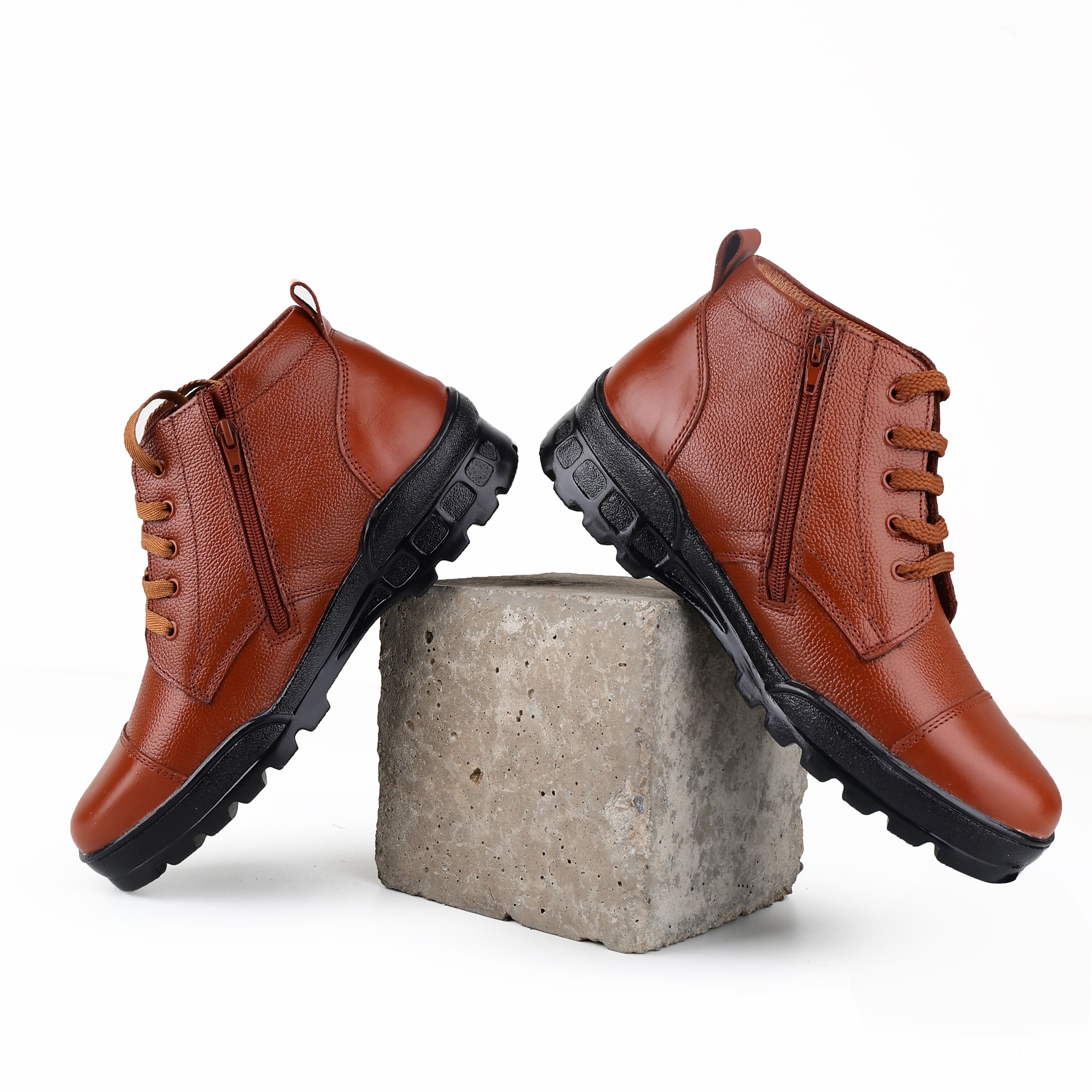 Footwear; n.e.c. in heading no. 6403, with outer soles and uppers of leather, covering the ankle