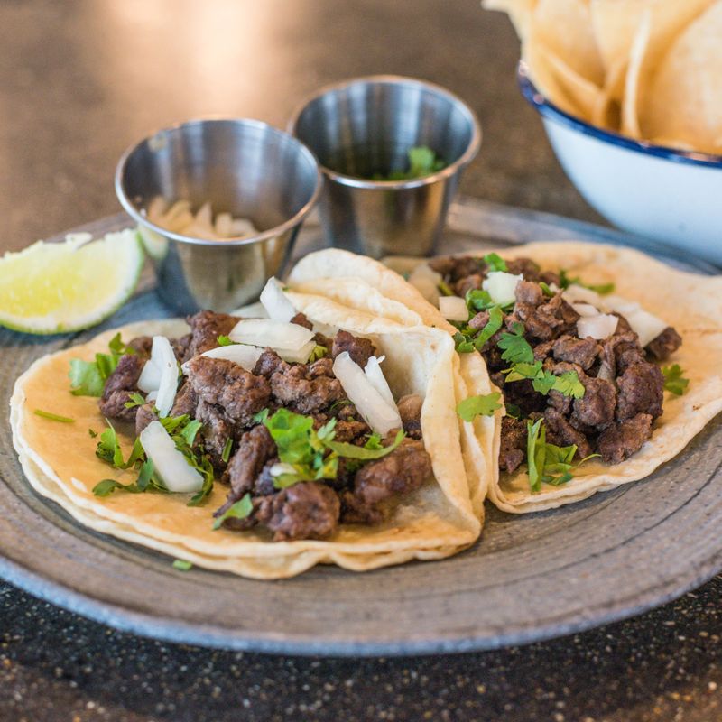 Vietnamese Lemongrass Beef Tacos