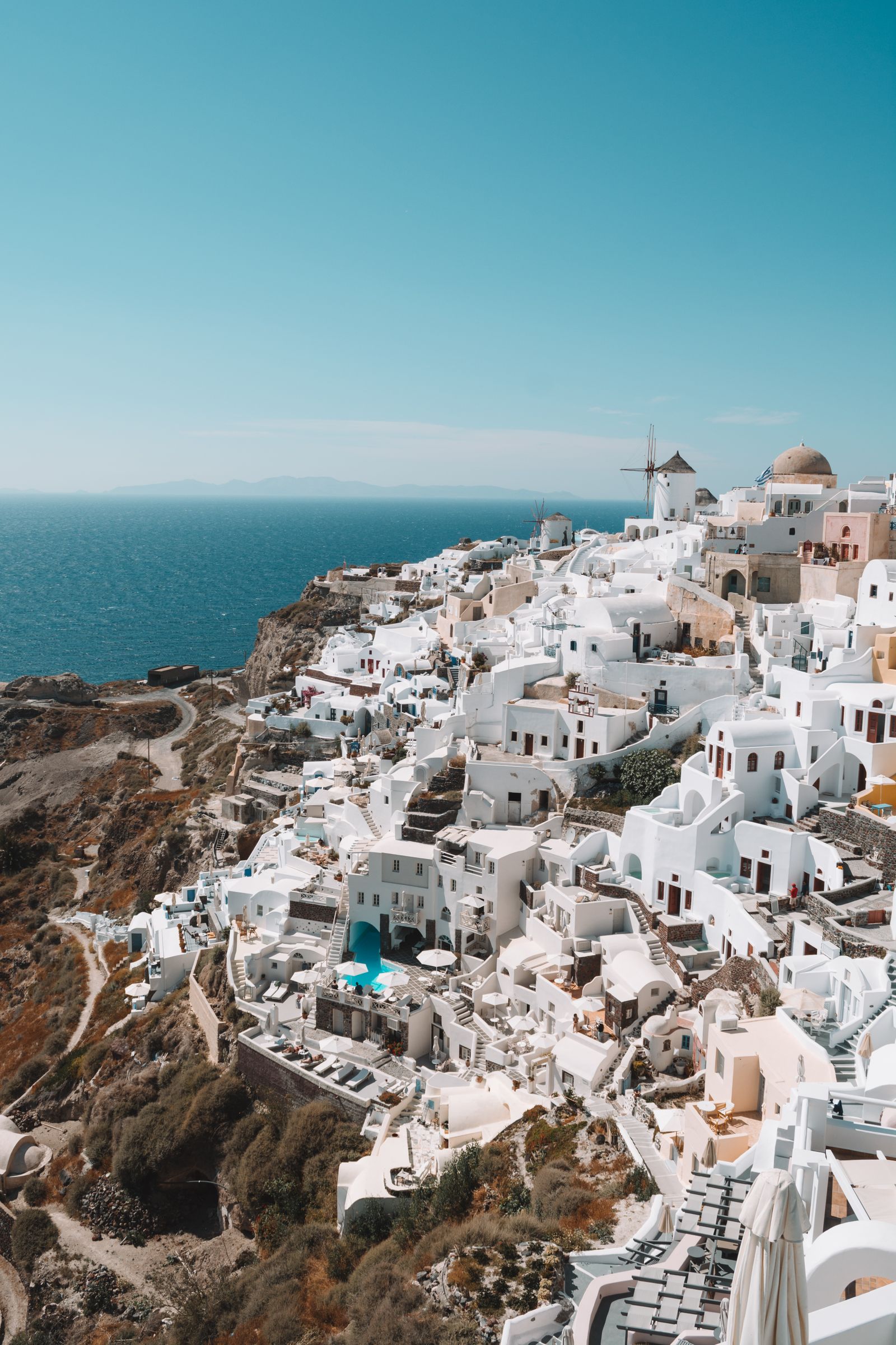 Fly to Santorini