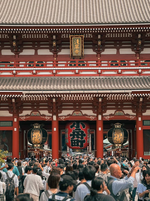 Crowd at Temple