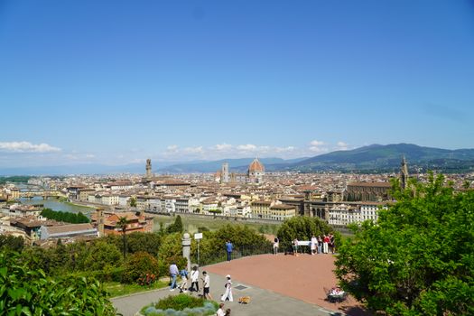 Uffizi and Accademia private morning — Florence