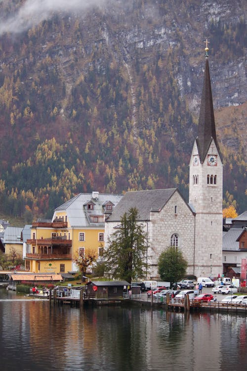 Church Near Body of Water