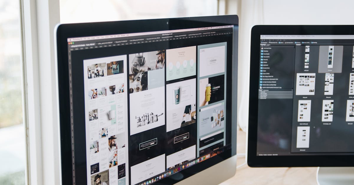 Organized Digital Workspace With Archive Folders On A Computer Screen
