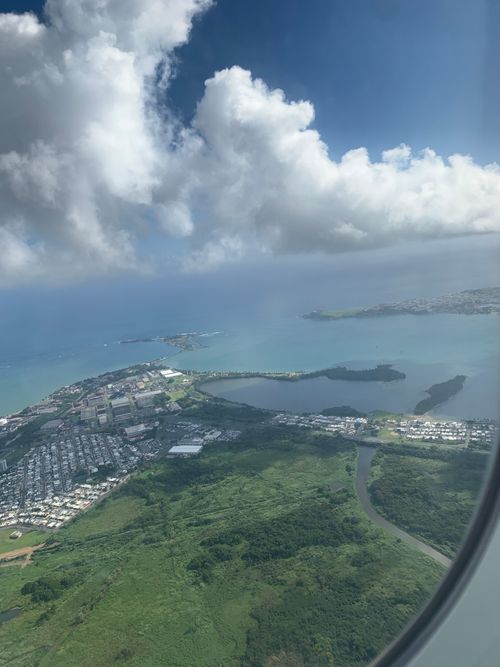 Free Airplane view Taking off Stock Photo