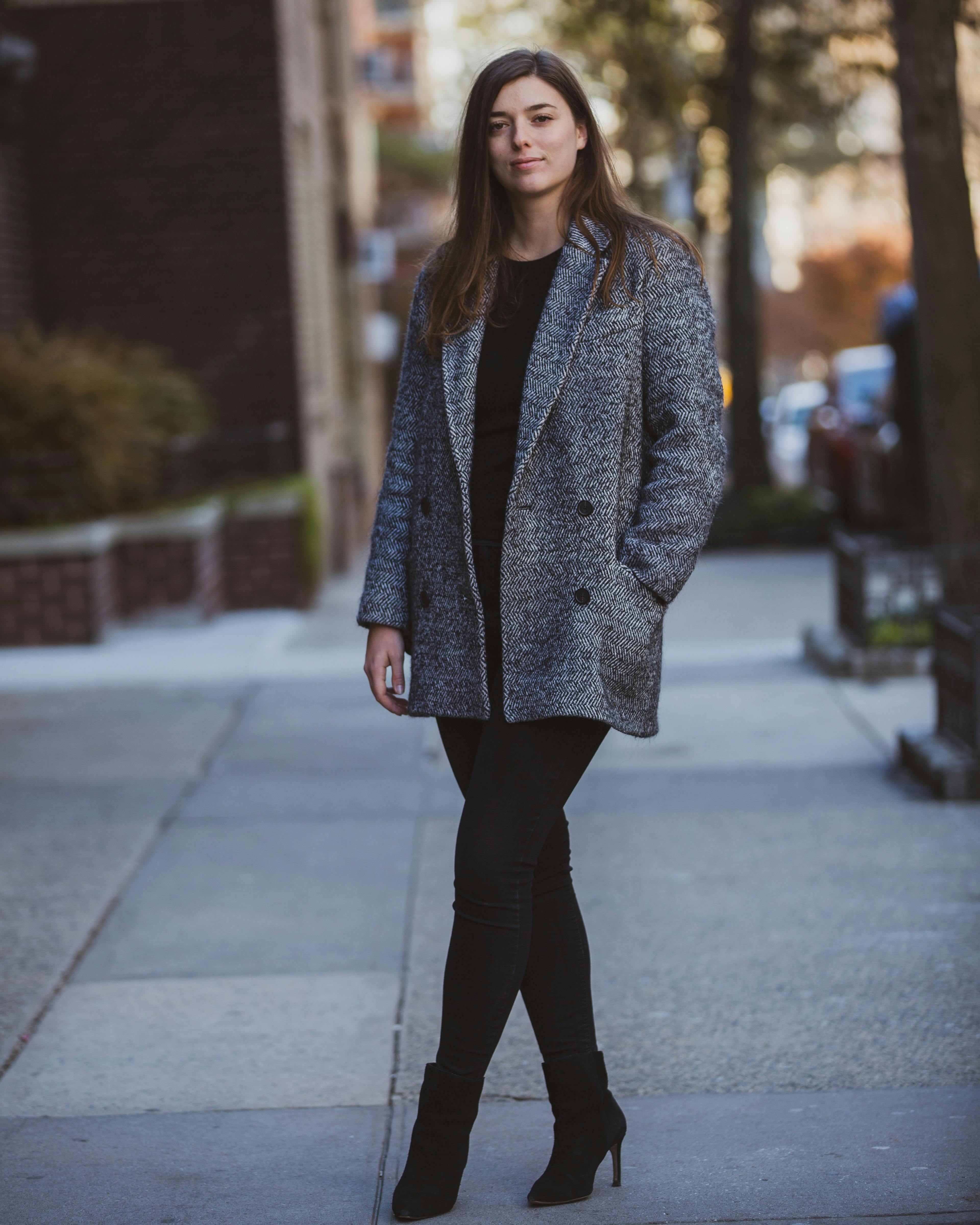 Selective Focus Photography Of Woman Using White And Black Slr Camera ...