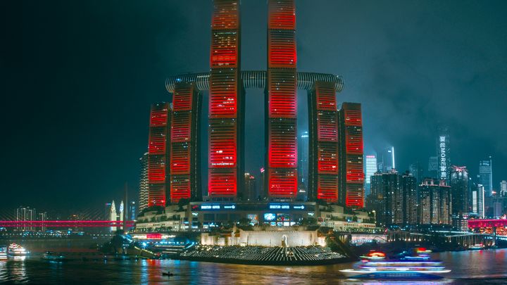 Mega City Reflection
