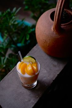 Peach Lowfat Drinkable Yogurt