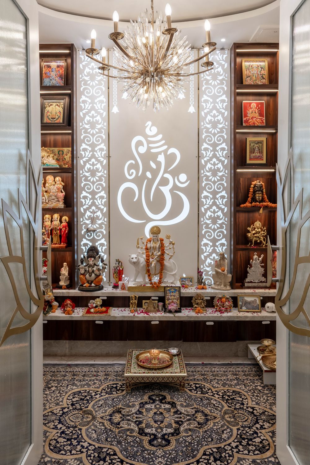 Home puja room interior design