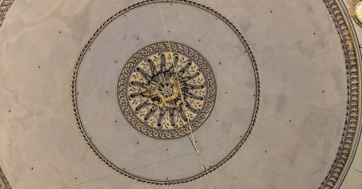Dome Texture Pattern Intricate Dome Ceiling with Artistic Patterns · Free Stock Photo