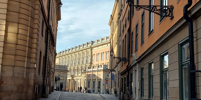 Una calle de Gamla Stan, el casco antiguo de Estocolmo