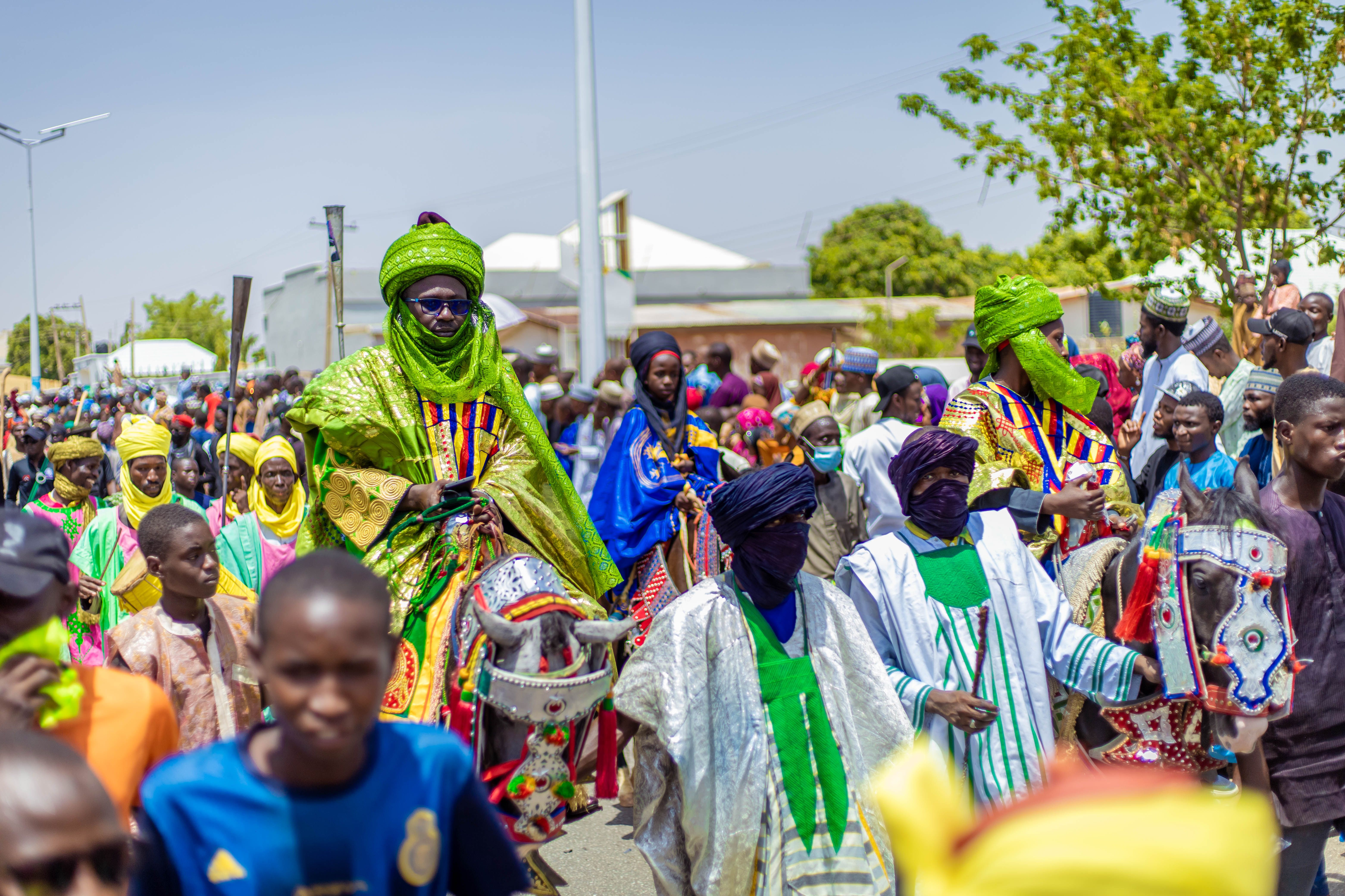Vibrant Cultural Festival Procession Parade · Free Stock Photo