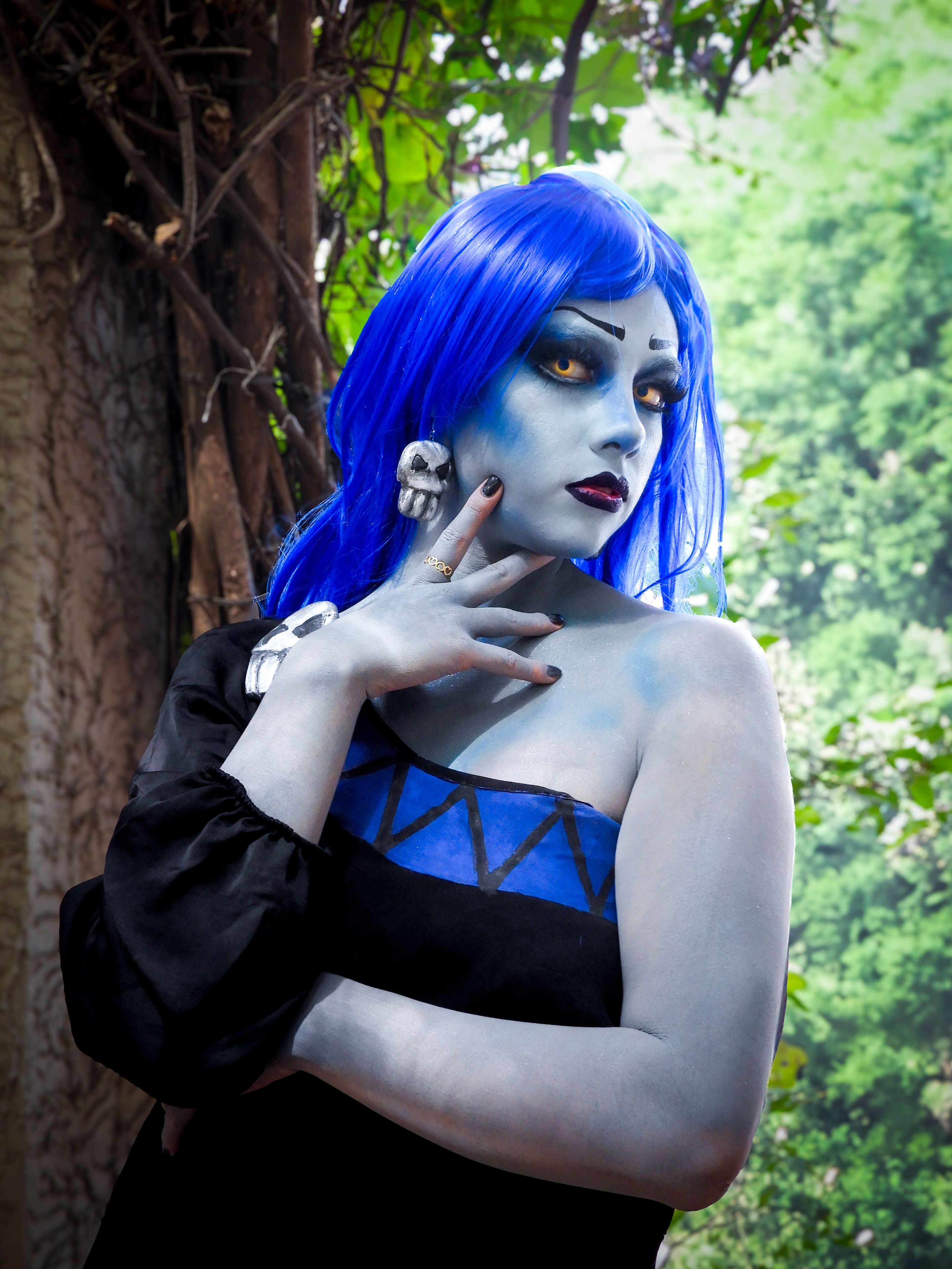 Enchanting Blue-Themed Cosplay in Mexico City · Free Stock Photo