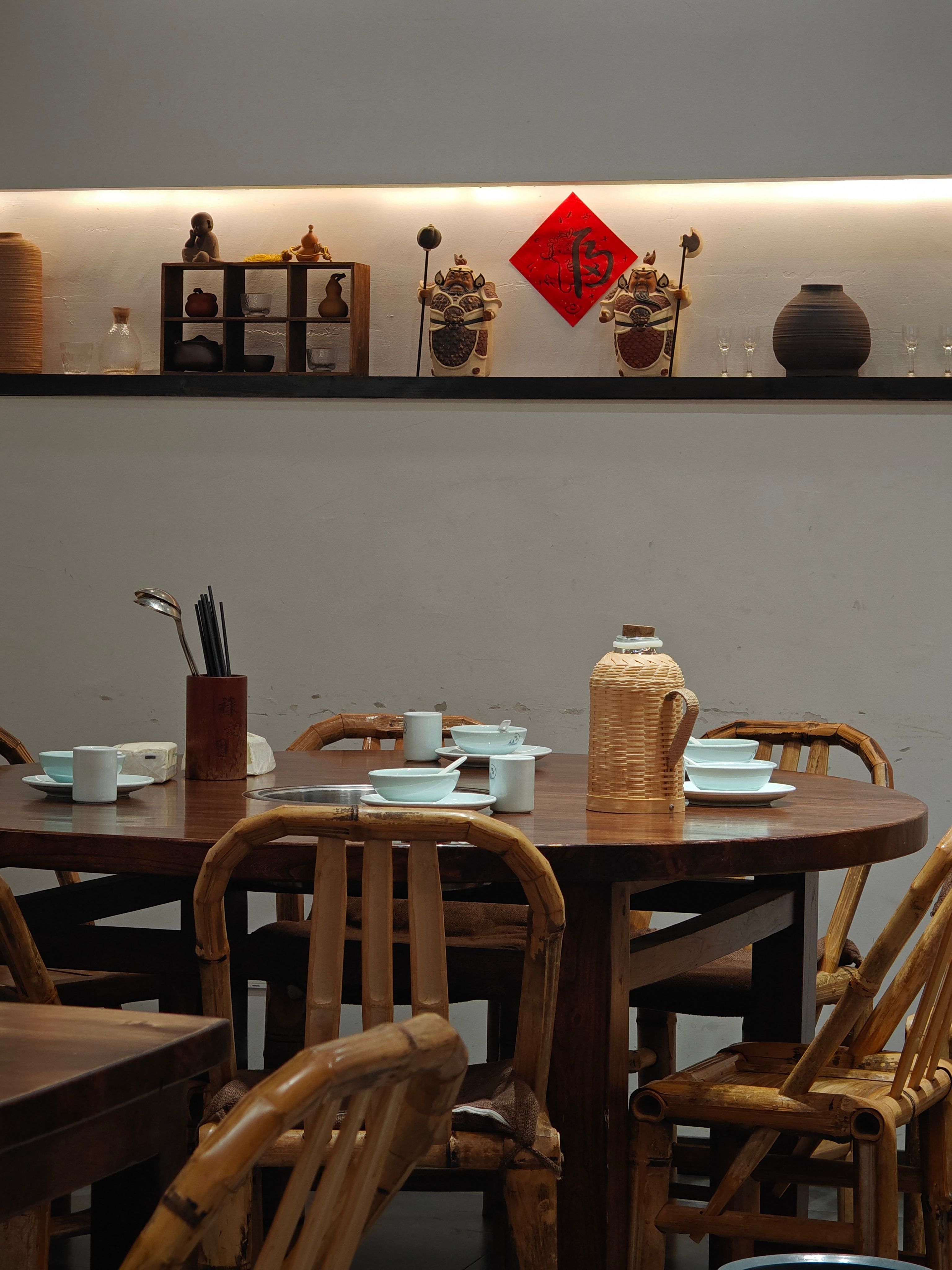 Inside Queen House restaurant