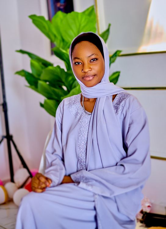 Portrait of Smiling Woman in Light Hijab · Free Stock Photo