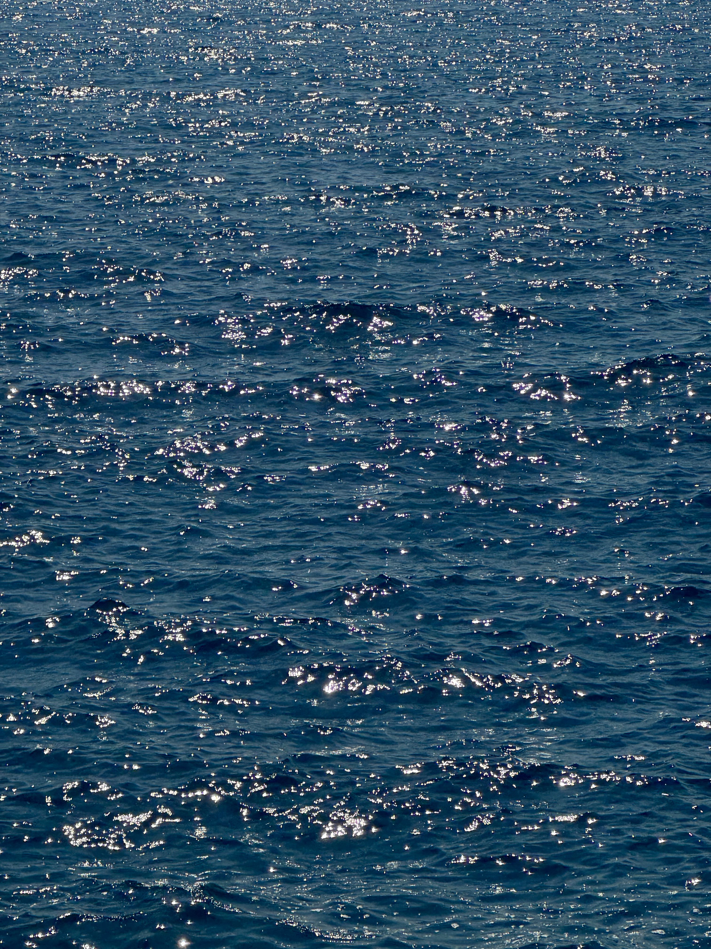 Sparkling Sunlit Ocean Waves Stock Photo · Free Stock Photo