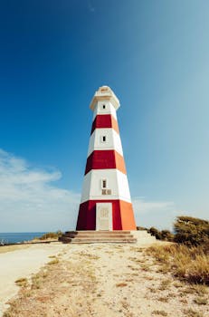 faro en una isla