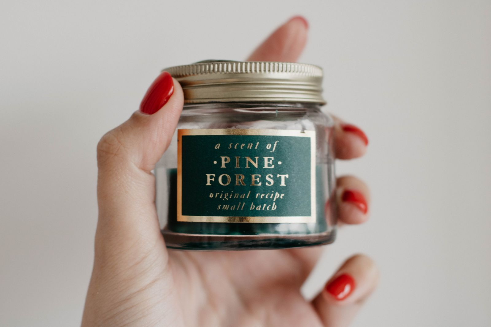 Handcrafted candles in warm light