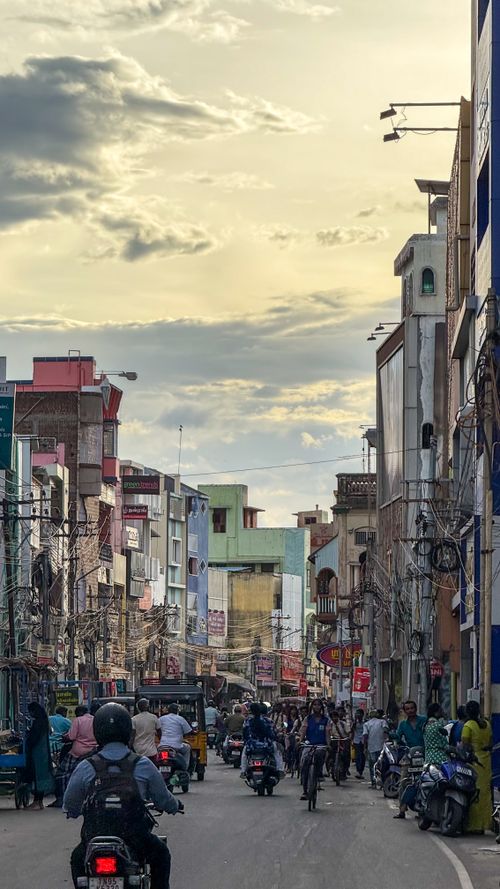 Free Streets of Sivakasi  Stock Photo