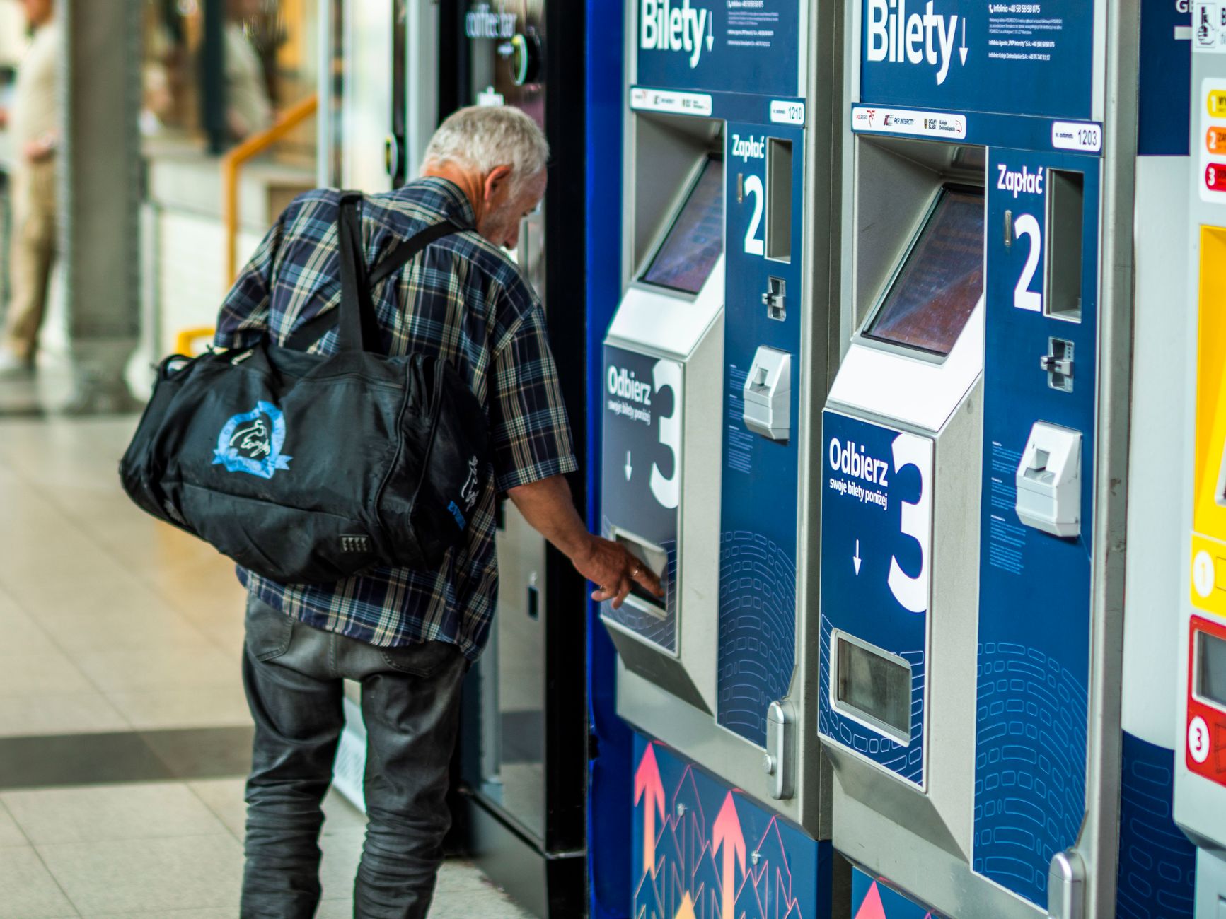Vending machine ticket urban