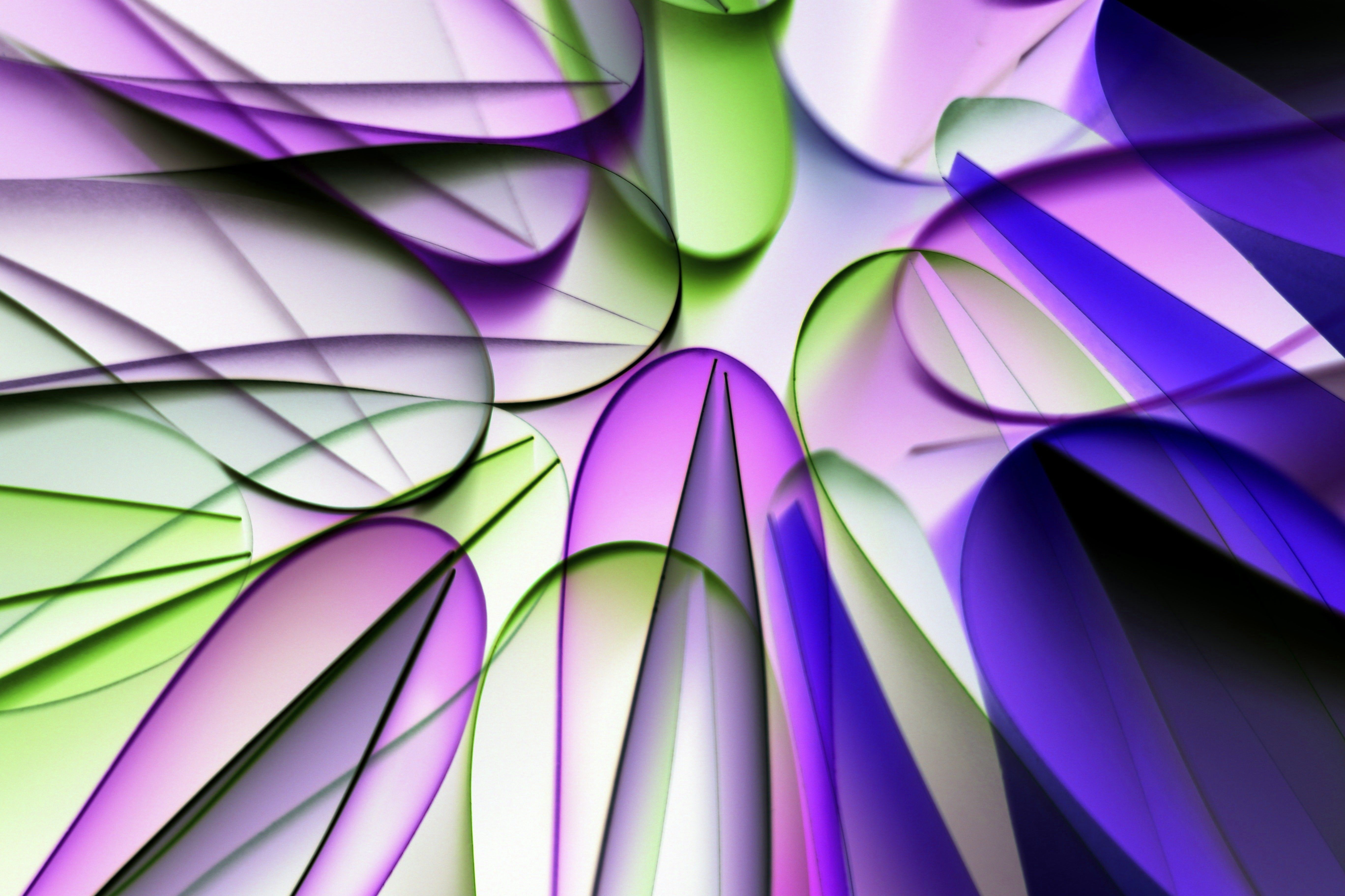 Abstract Colorful Overlapping Shapes Design · Free Stock Photo