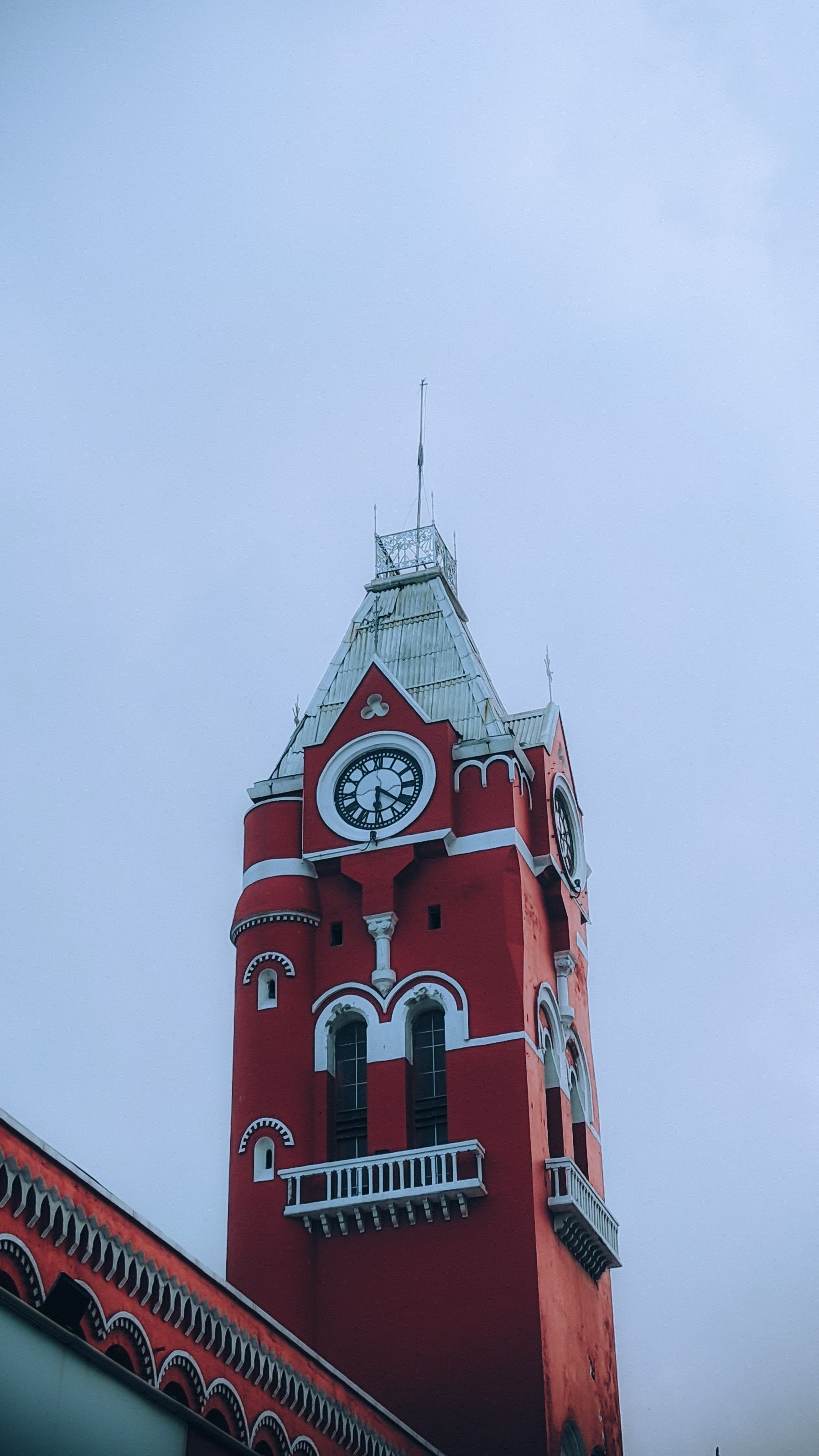 iconic-clock-tower-of-chennai-central-station-free-stock-photo
