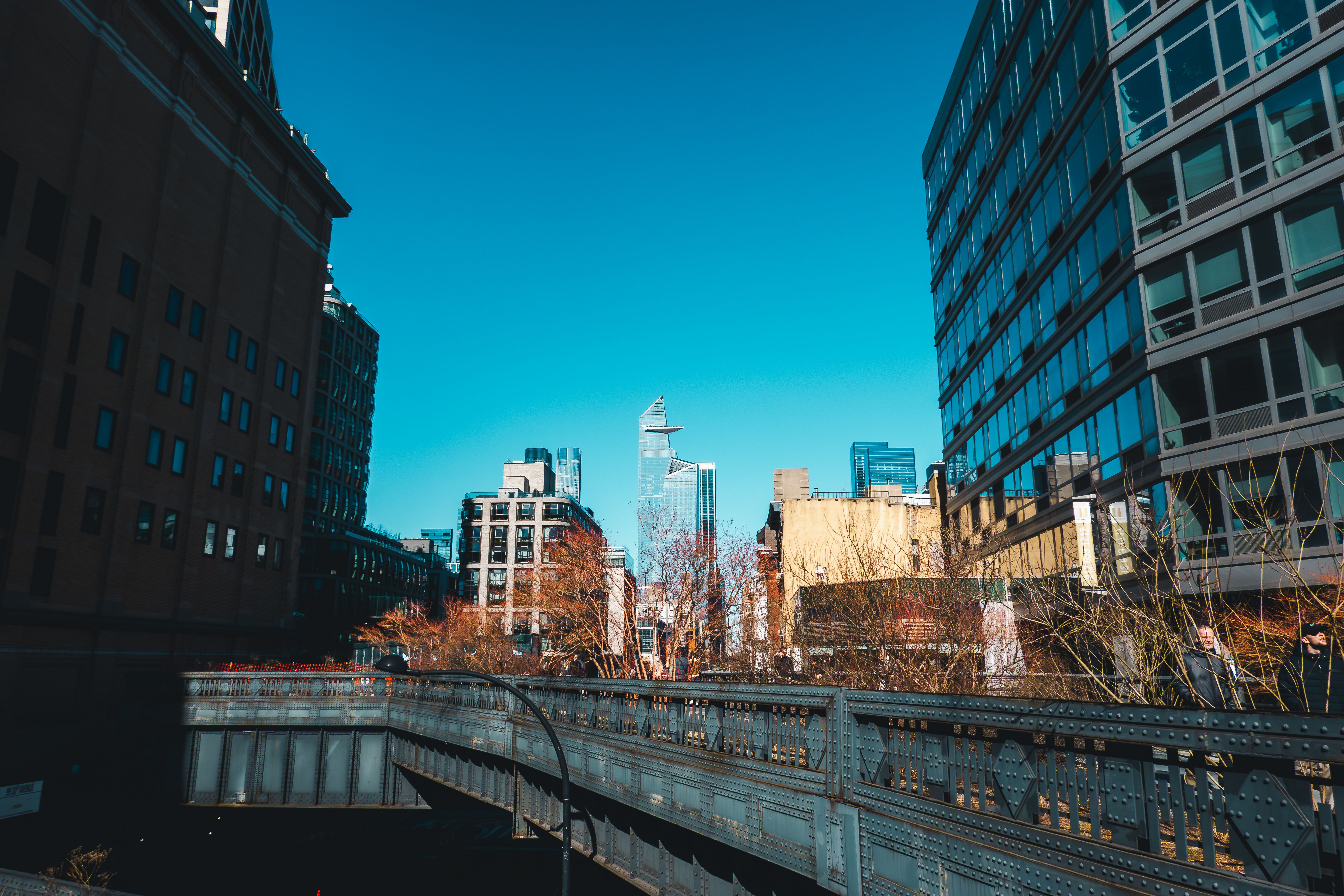 New York City Urban Skyline with High Line View · Free Stock Photo