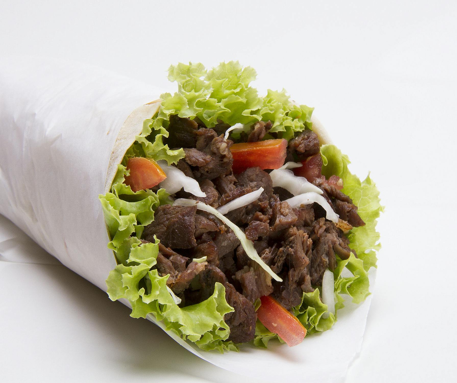 A gyros - famous Greek food.