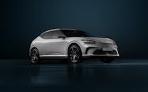 Sleek Genesis GV60 Electric SUV in Studio Lighting