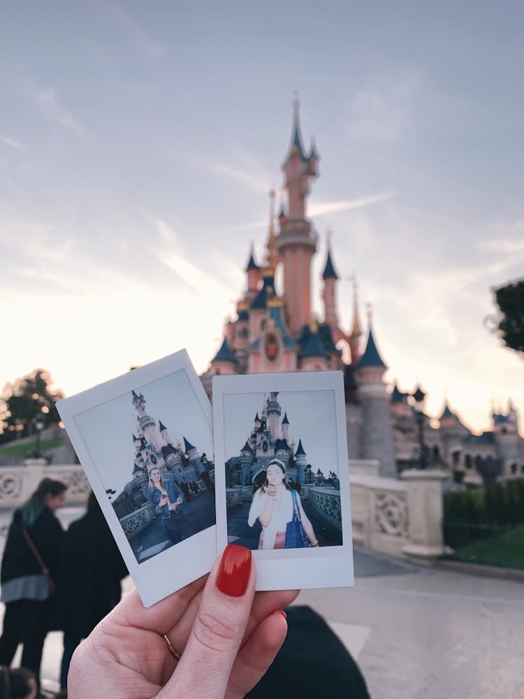 Photo Of Person''s Hand Holding Instant Picture