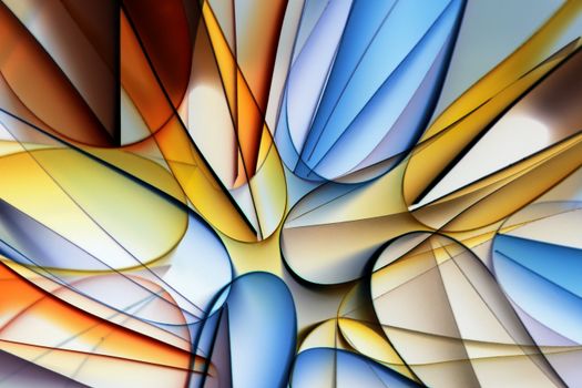 Vibrant abstract artwork featuring dynamic geometric shapes and vivid colors for creative inspiration.