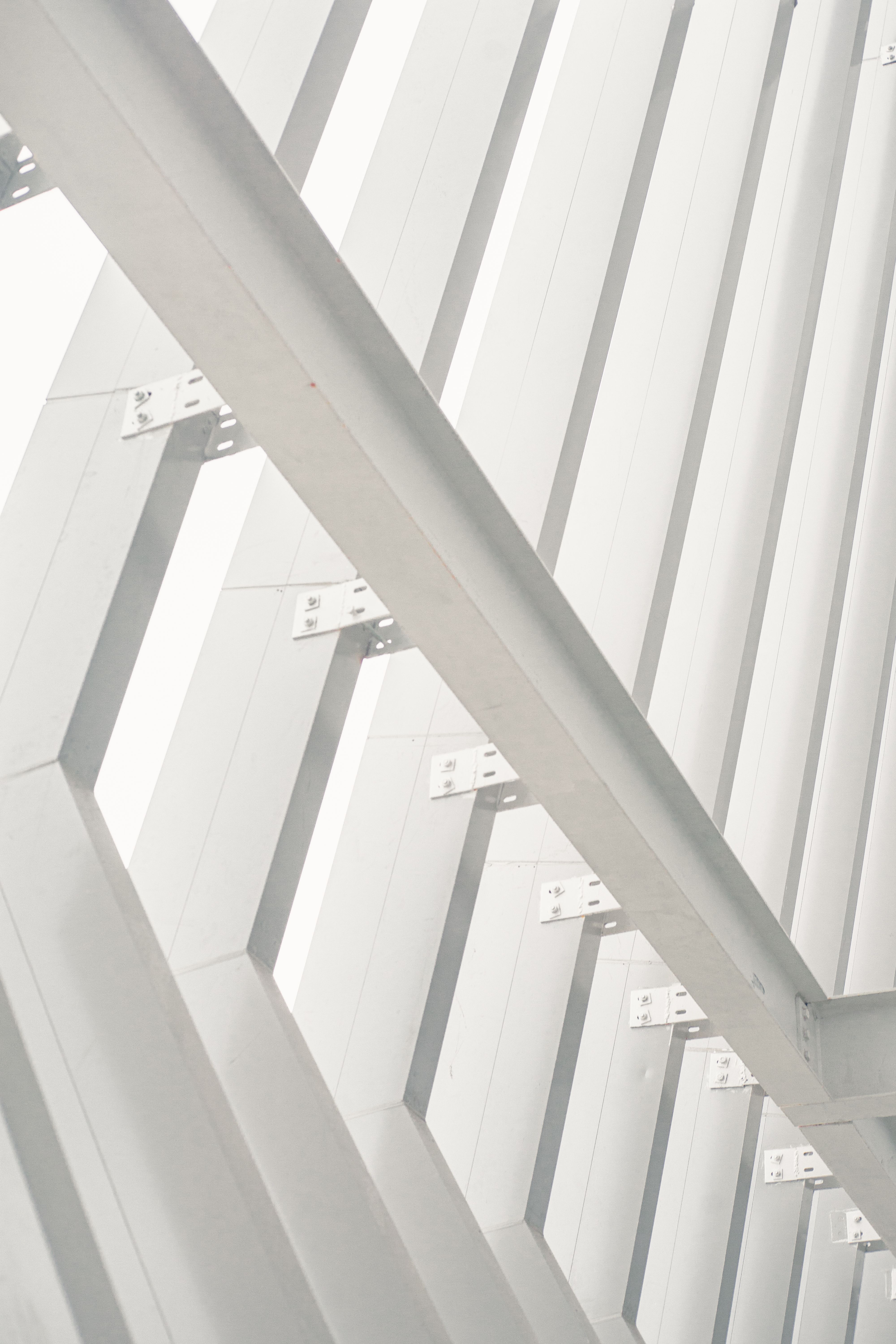 Modern Abstract Metal Architecture Ceiling Design · Free Stock Photo