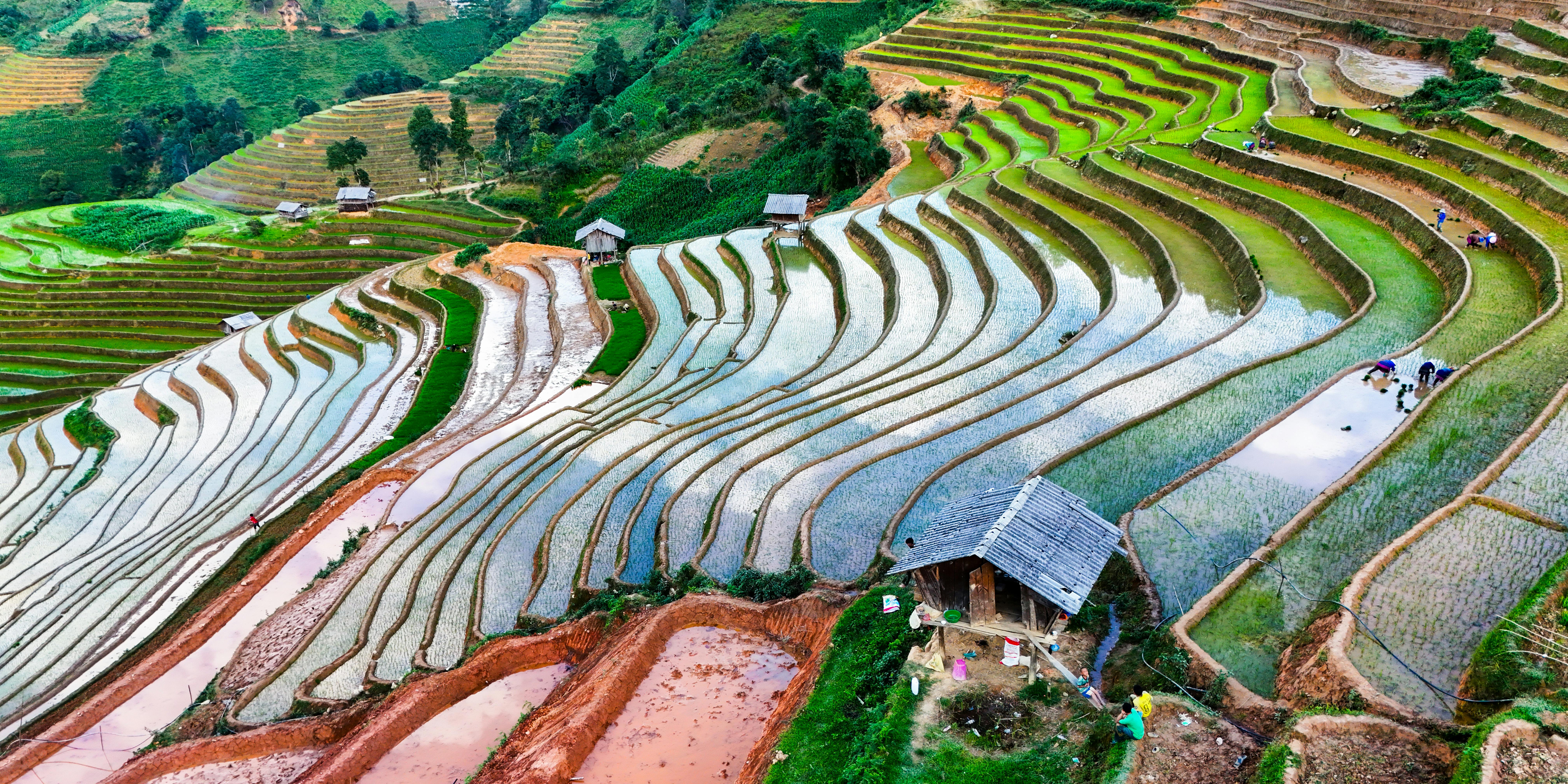 Landmarks in Mu Cang Chai