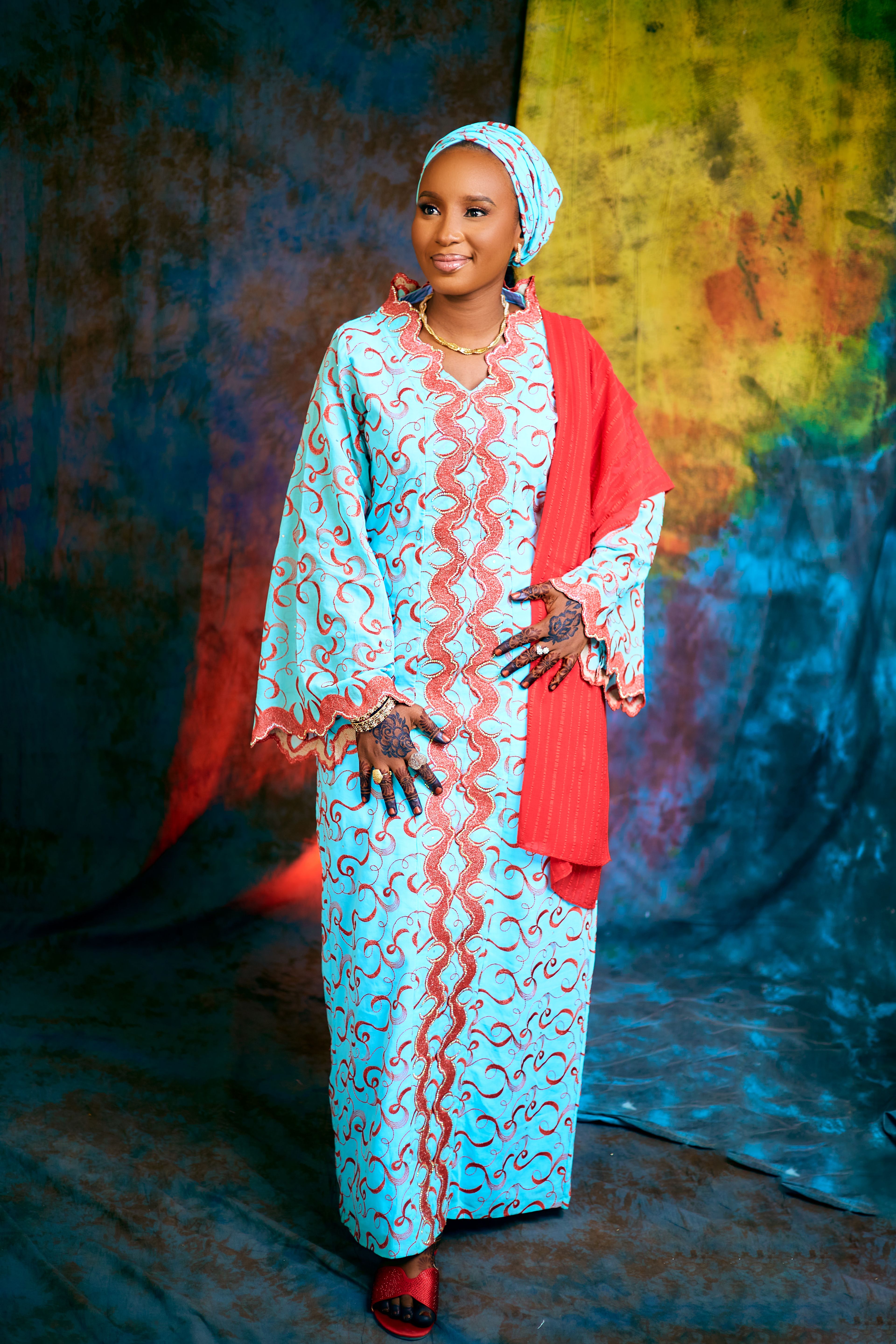 Elegant Woman in Traditional African Dress · Free Stock Photo