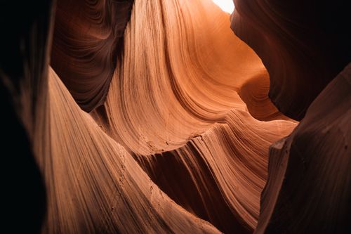 Free Marvel at the stunning sandstone formations of Antelope Canyon, Arizona. Stock Photo