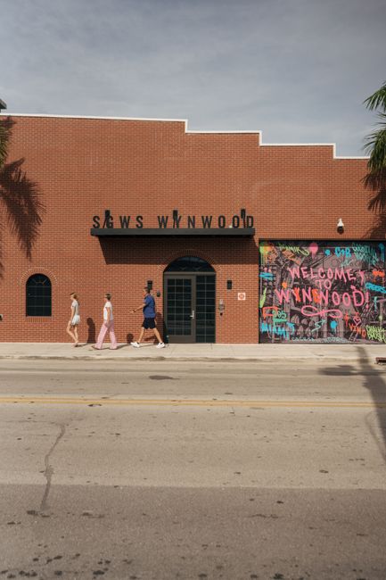 Wynwood Walls street art district, Miami, USA